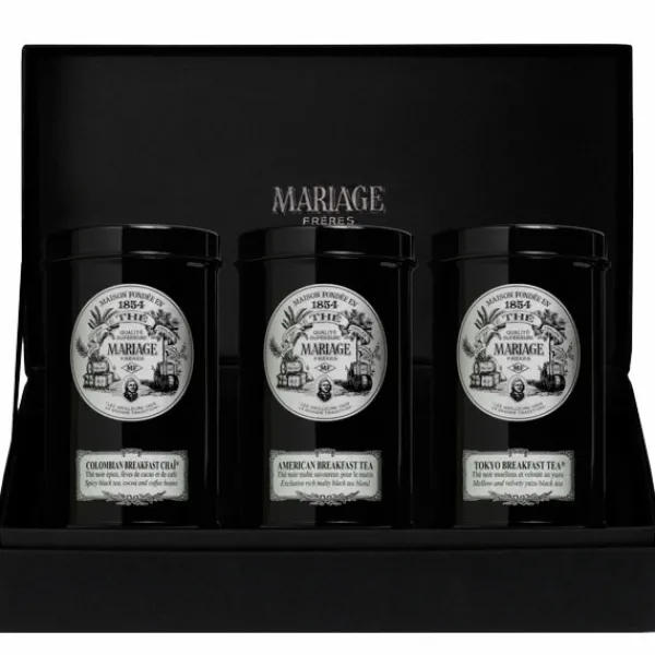 MARIAGE FRÈRES HAPPY BREAKFAST TEAS- Morning|3 Tea Gift Boxes