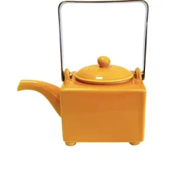 MARIAGE FRÈRES LOUKOUM porcelain teapot yellow- Porcelain Teapot|Teapots And Teacups