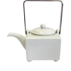 MARIAGE FRÈRES LOUKOUM porcelain teapot white- Porcelain Teapot|Teapots And Teacups