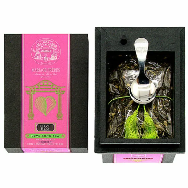 MARIAGE FRÈRES LOVE BOX - Love Song Tea- Green Tea|Almonds & Nuts