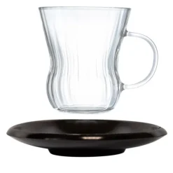 MARIAGE FRÈRES saucer RIVIERA black- Saucer|Boxes And Paraphernalia