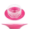 MARIAGE FRÈRES Sous tasse fuchsia Pleine Lune- Saucer|Boxes And Paraphernalia