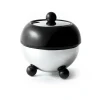 MARIAGE FRÈRES Sucrier « ART DECO » ceramique noire- Ceramic Teapot|Art DéCo 1930 Tea Set