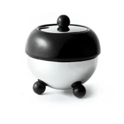 MARIAGE FRÈRES Sucrier « ART DECO » ceramique noire- Ceramic Teapot|Art DéCo 1930 Tea Set