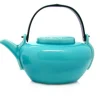 MARIAGE FRÈRES Theiere « AVENTURIER » Ceramique turquoise- Ceramic Teapot|Teapots And Teacups