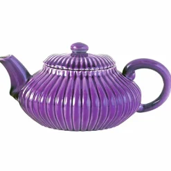 MARIAGE FRÈRES Théière « IMPERIAL FLOWER » Céramique pourpre- Ceramic Teapot|Teapots And Teacups