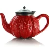 MARIAGE FRÈRES Théière « TRÉSOR » ceramique rouge- Ceramic Teapot|Teapots And Teacups