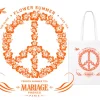 MARIAGE FRÈRES TOTE BAG 'FLOWER SUMMER'- Tote Bags 'flower Summer'|Tote Bags 'flower Summer'